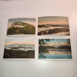 Lot 4 Pcs New Hampshire Postcards Antique Vintage Collectible Art History